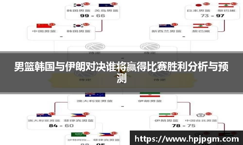 男篮韩国与伊朗对决谁将赢得比赛胜利分析与预测